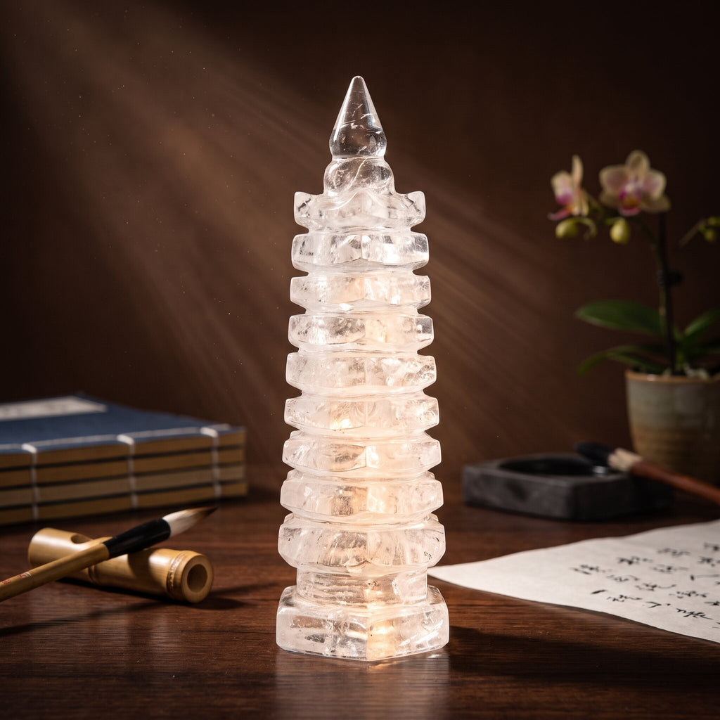 Clear Quartz Wenchang Pagoda – Study & Advancement — energy