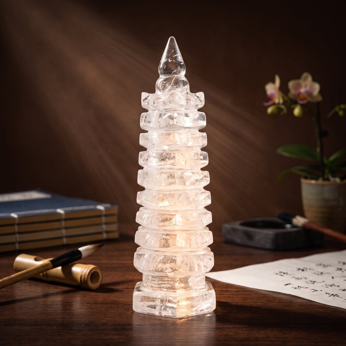 Clear Quartz Wenchang Pagoda – Study & Advancement — energy