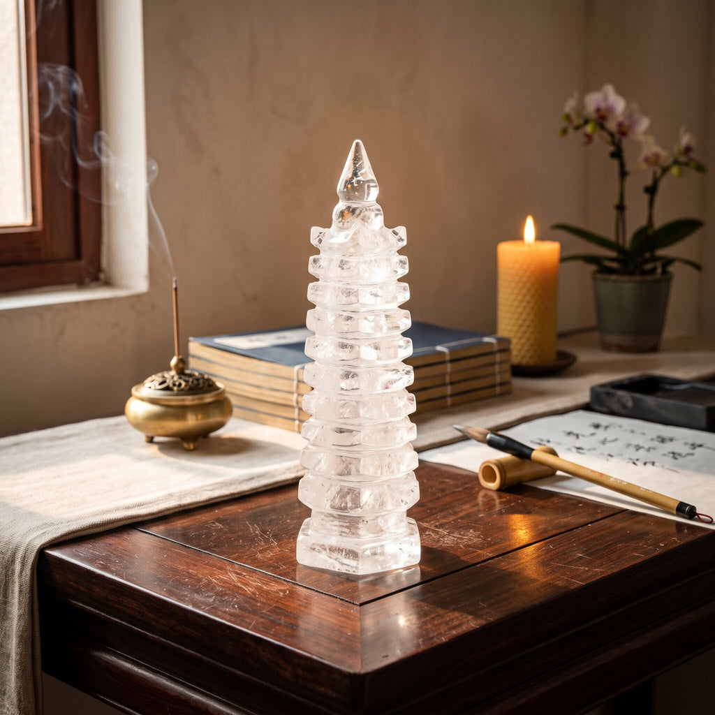 Clear Quartz Wenchang Pagoda – Study & Advancement — wear