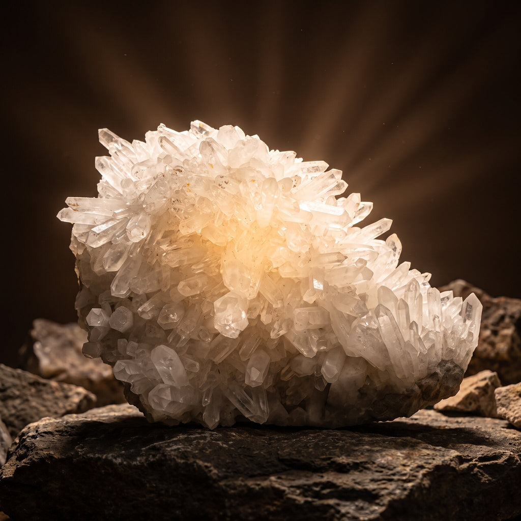 Clear Quartz Crystal Cluster – 12.4 kg — energy