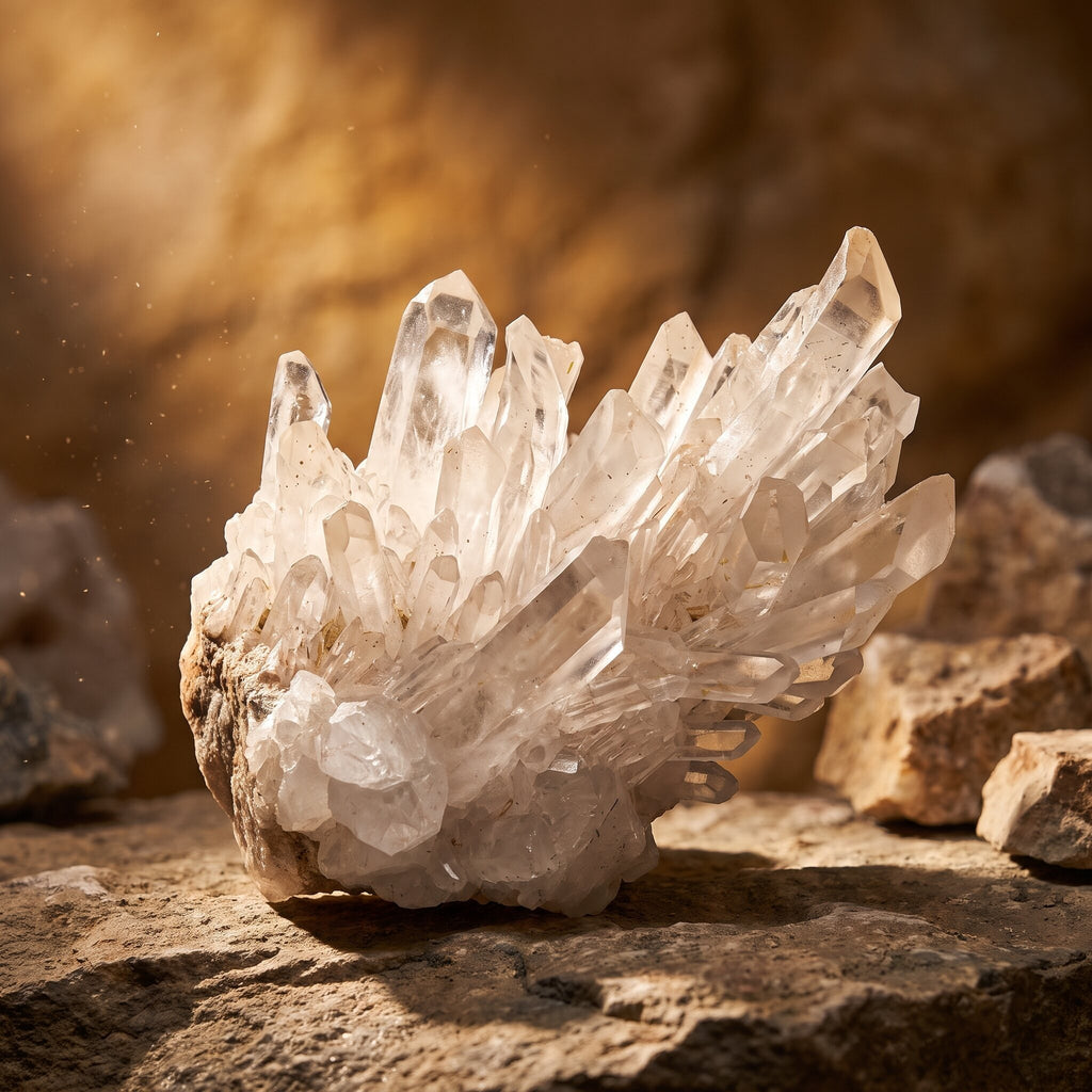 Clear Quartz Crystal Cluster – 3.1 kg — main