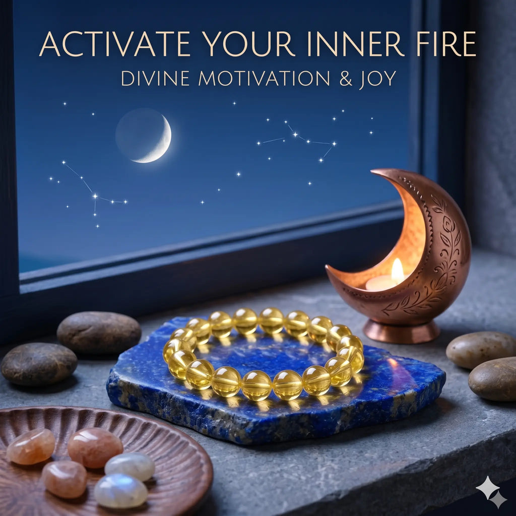 Golden Aura Citrine bracelet, alternate angle 4 — EneraField