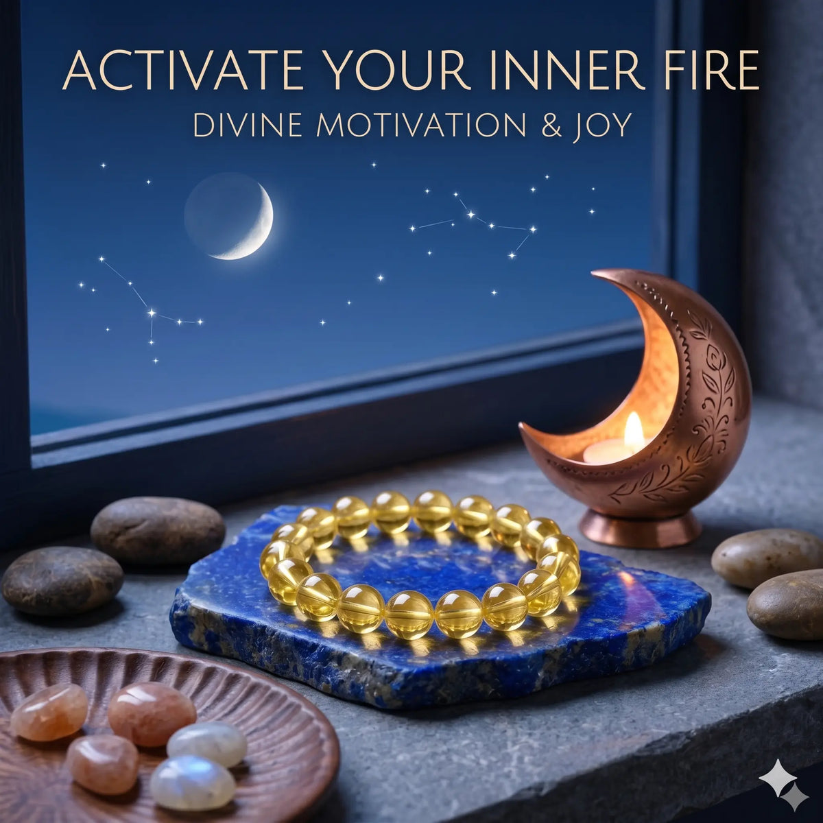 Golden Aura Citrine bracelet, alternate angle 4 — EneraField