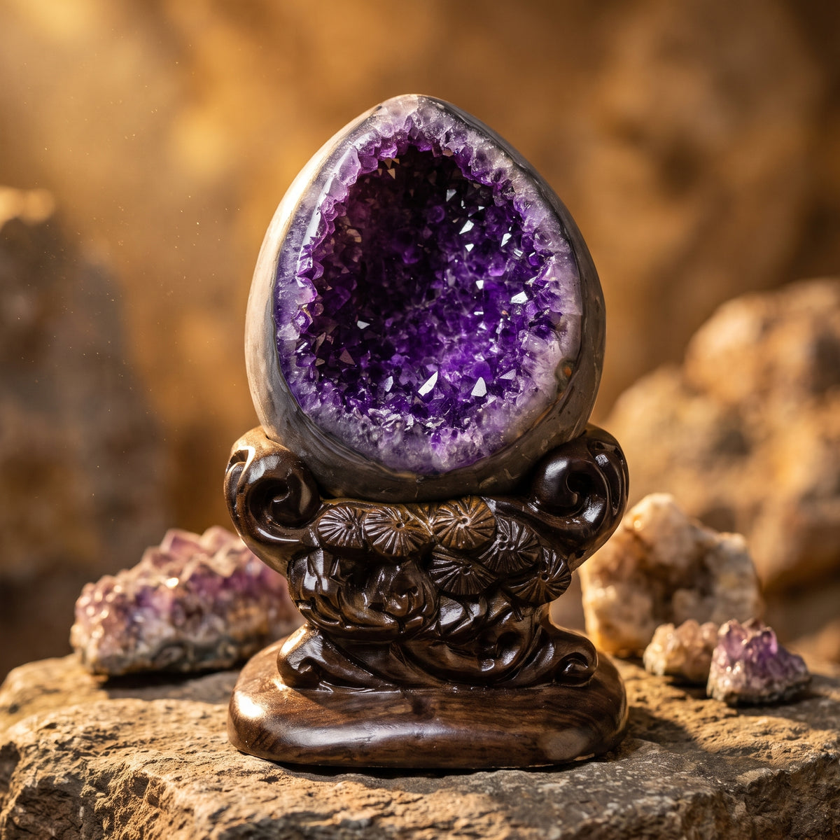 Amethyst Amethyst Geode – Holding a Room — hero view