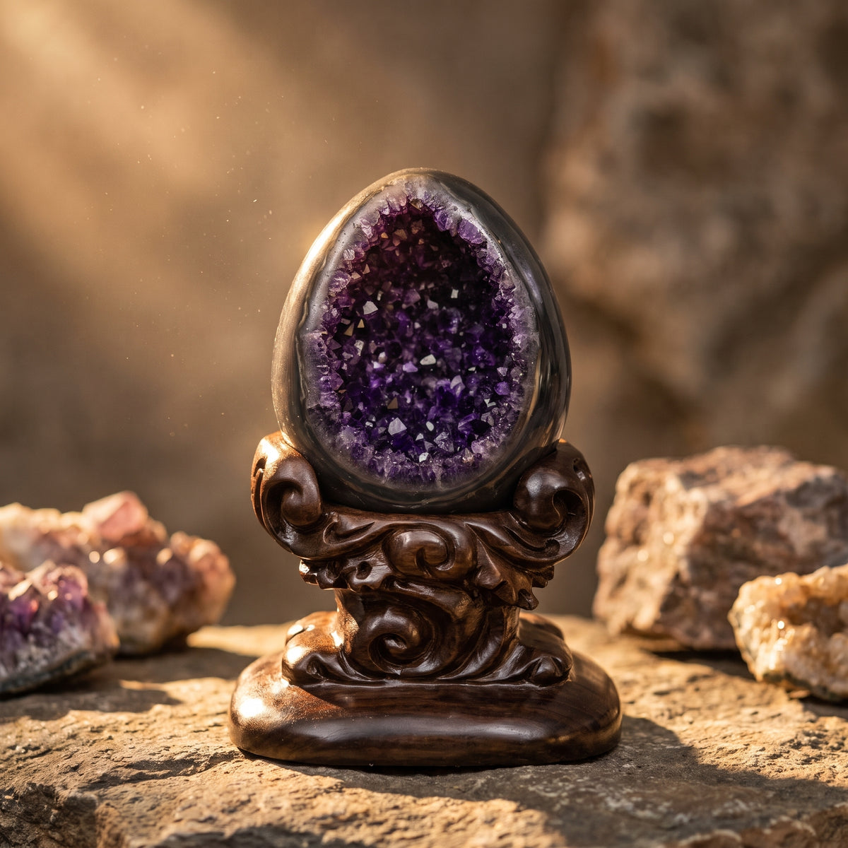 Amethyst Amethyst Geode – Holding a Room — hero view