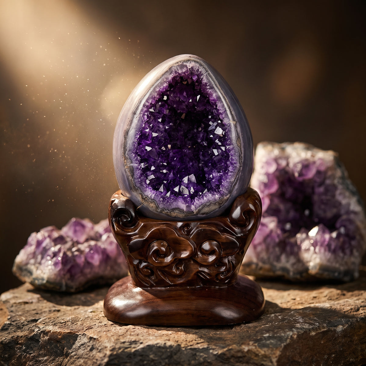 Amethyst Amethyst Geode – Holding a Room — hero view