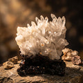 Clear Quartz Crystal Cluster — 原石白（12.05公斤） – Clearing & Amplifying — hero view