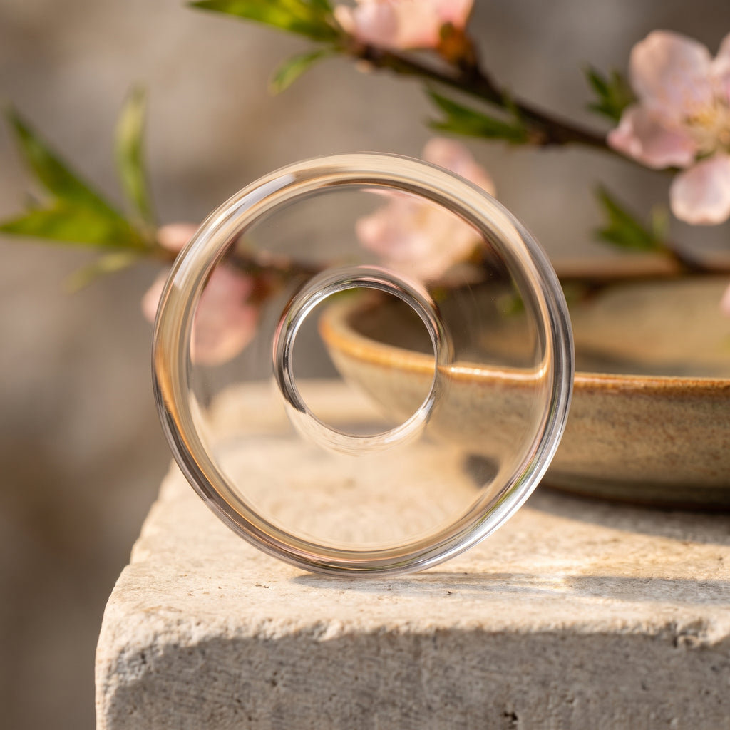 Clear Quartz Pi Disc – Peace & Wholeness — hero view