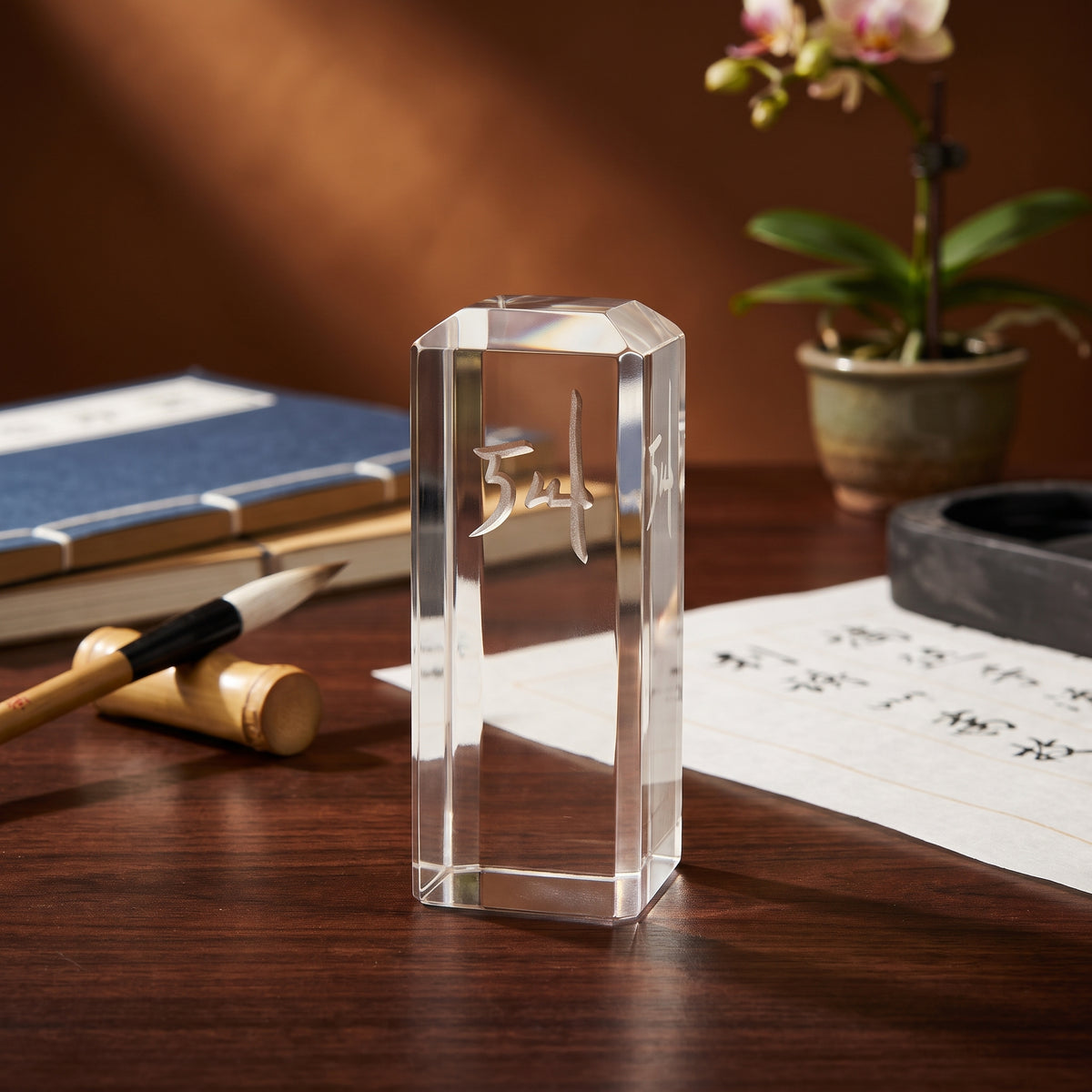 Clear Quartz Crystal Seal – Authority & Signature — hero view