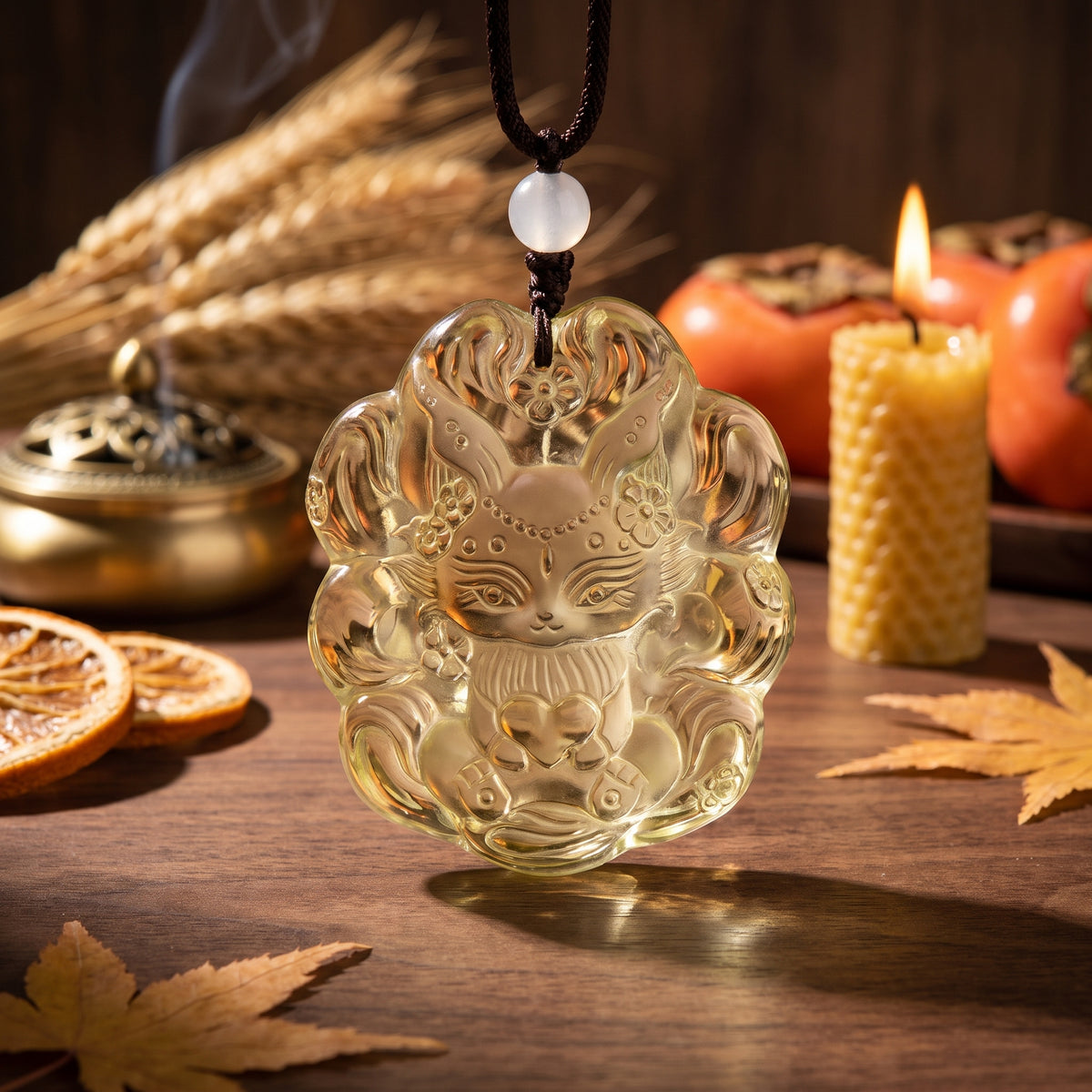 Citrine Nine-Tailed Fox – Magnetism & Being Seen — hero view