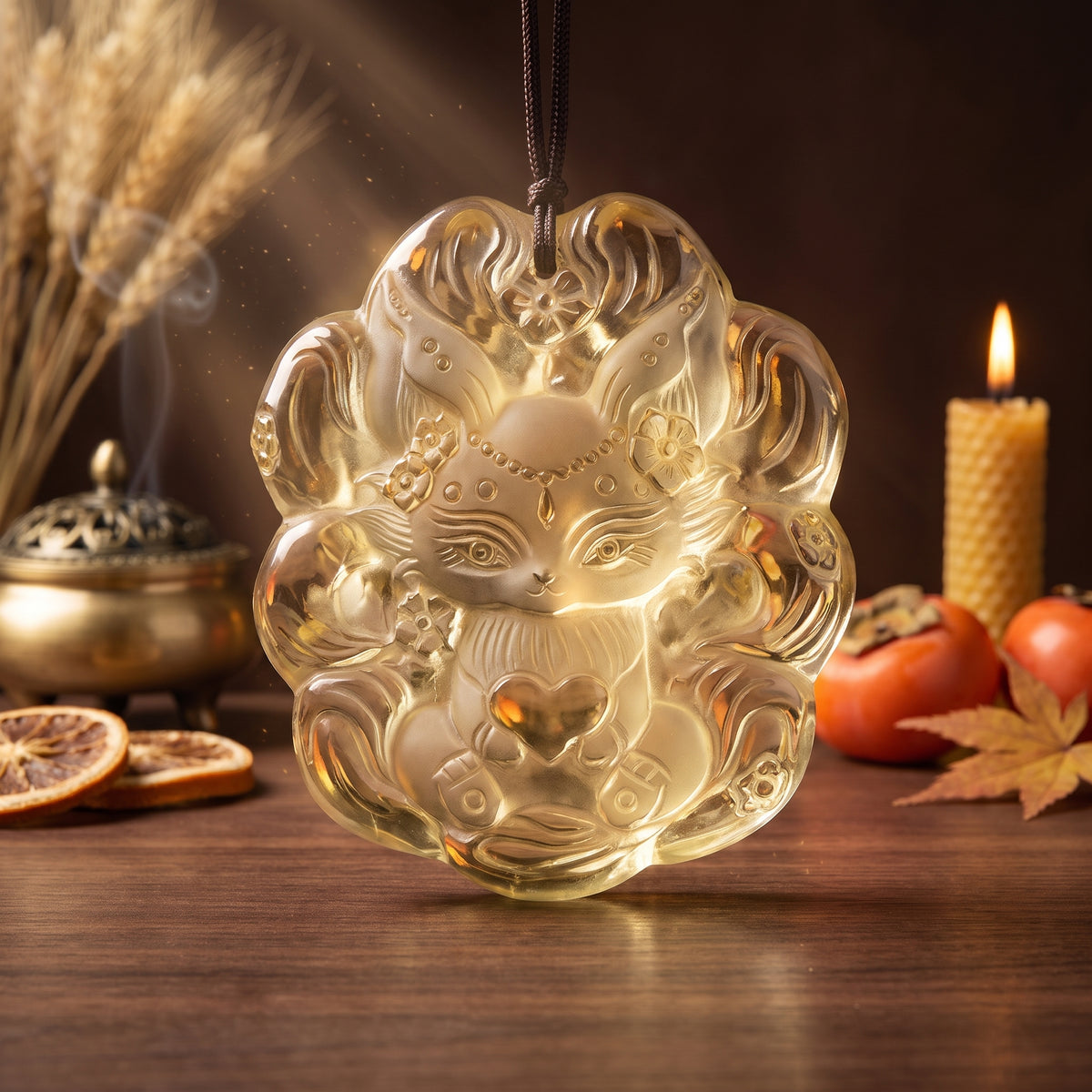 Citrine Nine-Tailed Fox – Magnetism & Being Seen — energy light