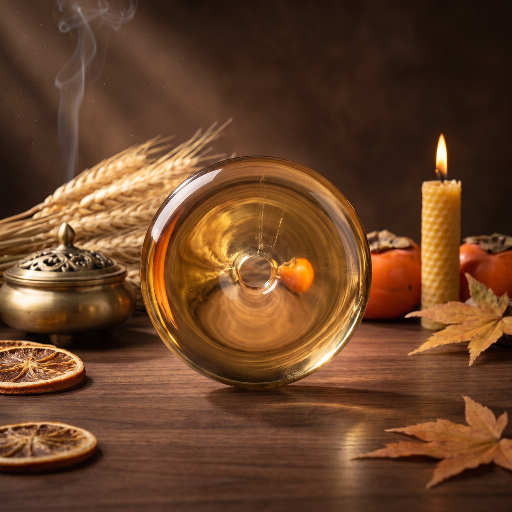 Citrine Pi Disc – Peace & Wholeness — energy light