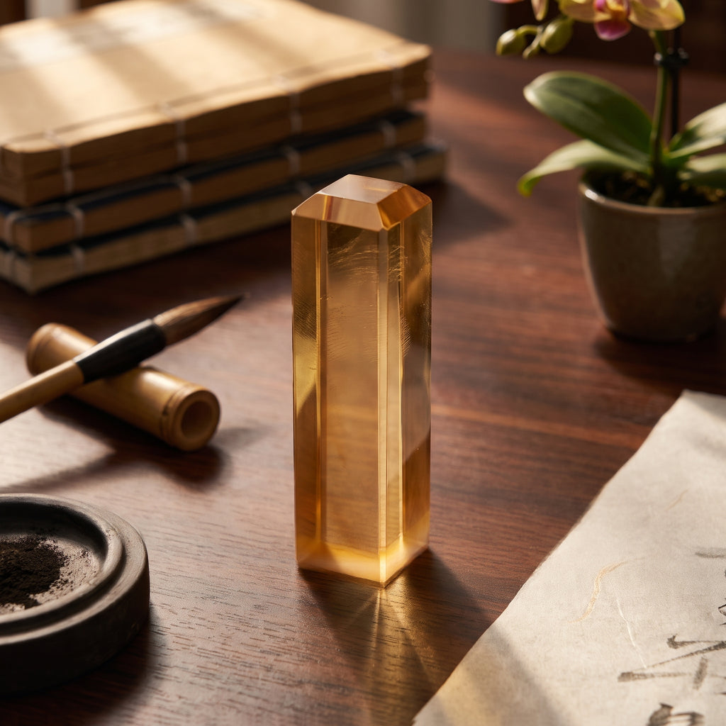 Citrine Crystal Seal – Authority & Signature — hero view
