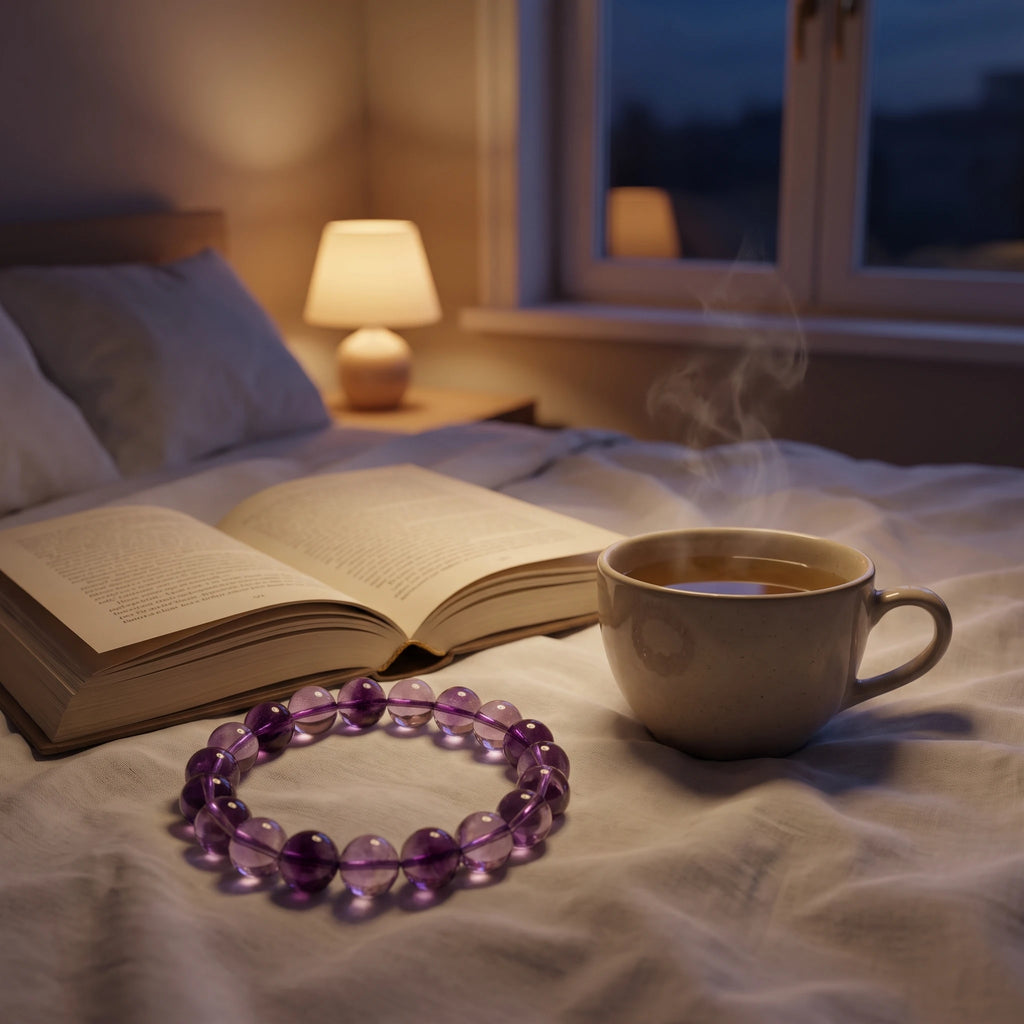 Amethyst bracelet, alternate angle 3 — EneraField