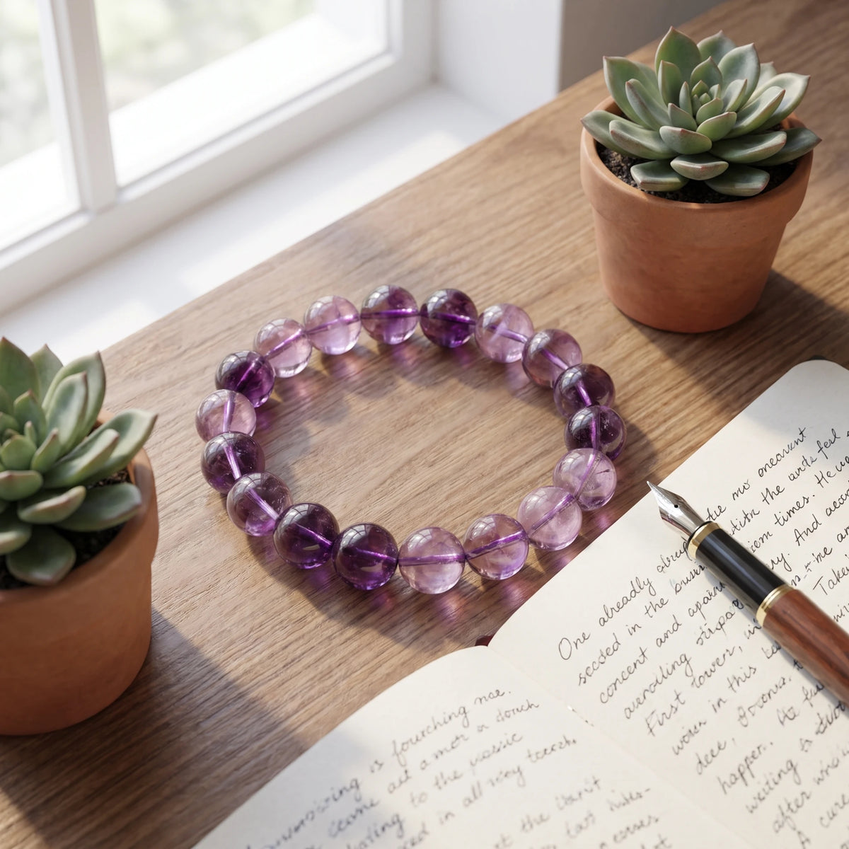 Amethyst bracelet, alternate angle 5 — EneraField