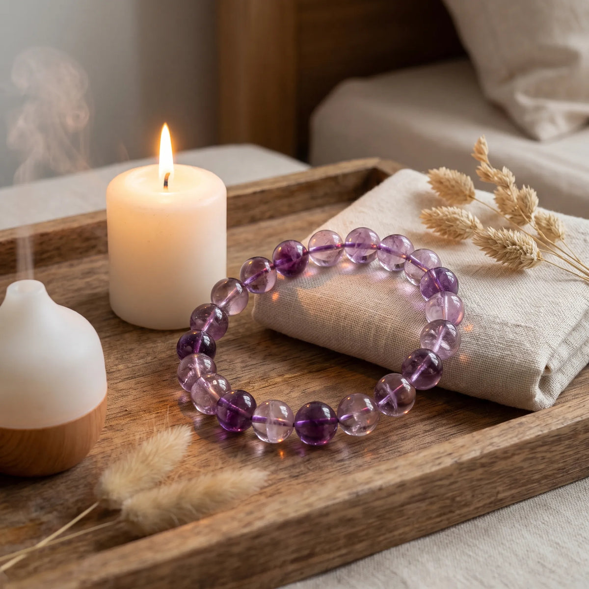 Amethyst bracelet, alternate angle 6 — EneraField