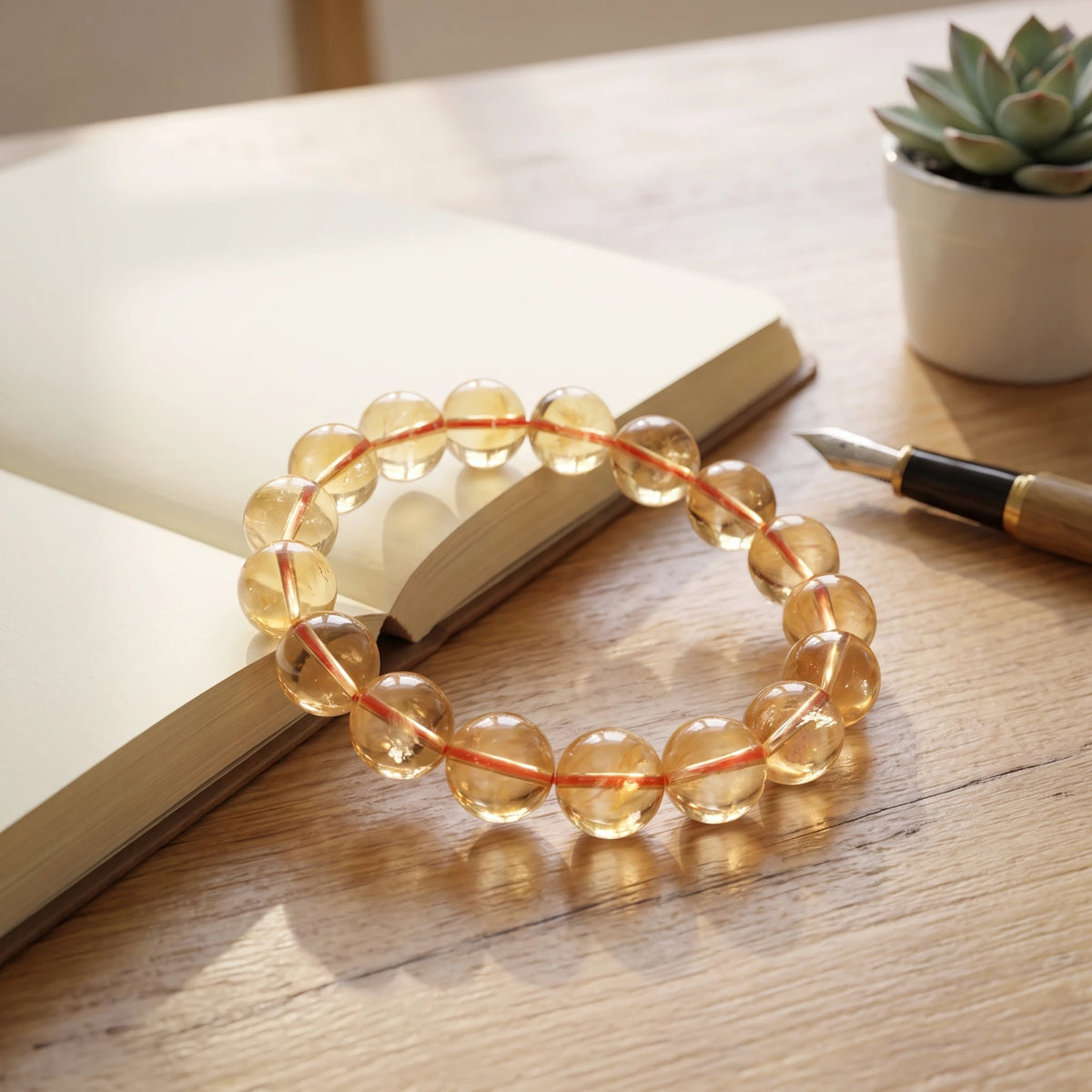 Citrine bracelet, alternate angle 5 — EneraField