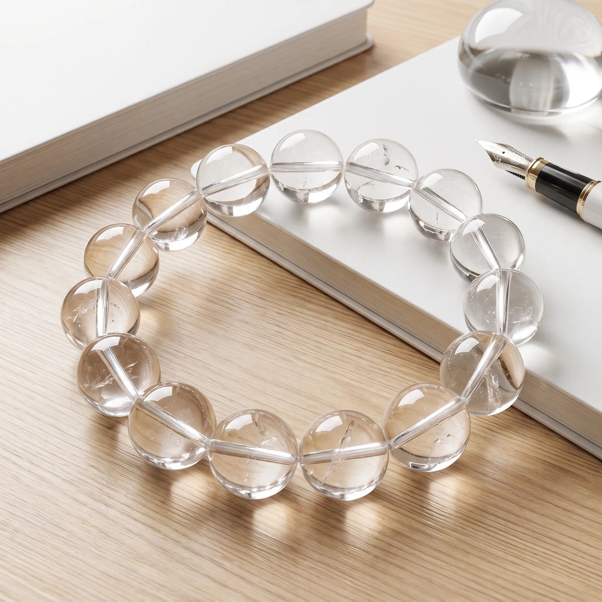 Clear Quartz bracelet, alternate angle 5 — EneraField