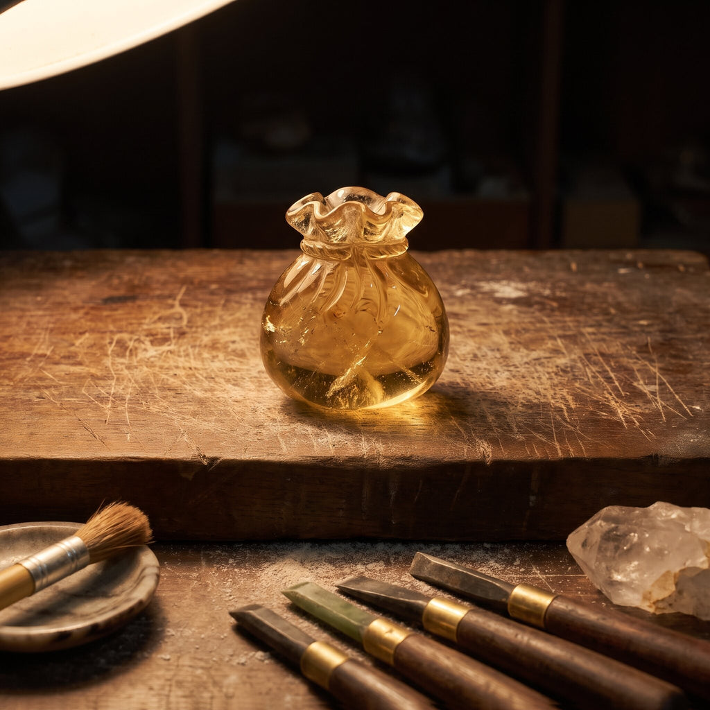 Citrine Money Bag – Holding What You Earn — craft