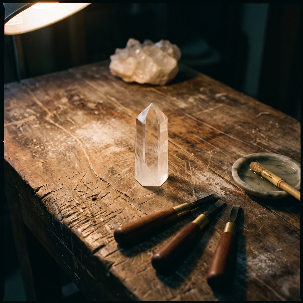 Clear Quartz Crystal Tower – Direction & Focus — craft
