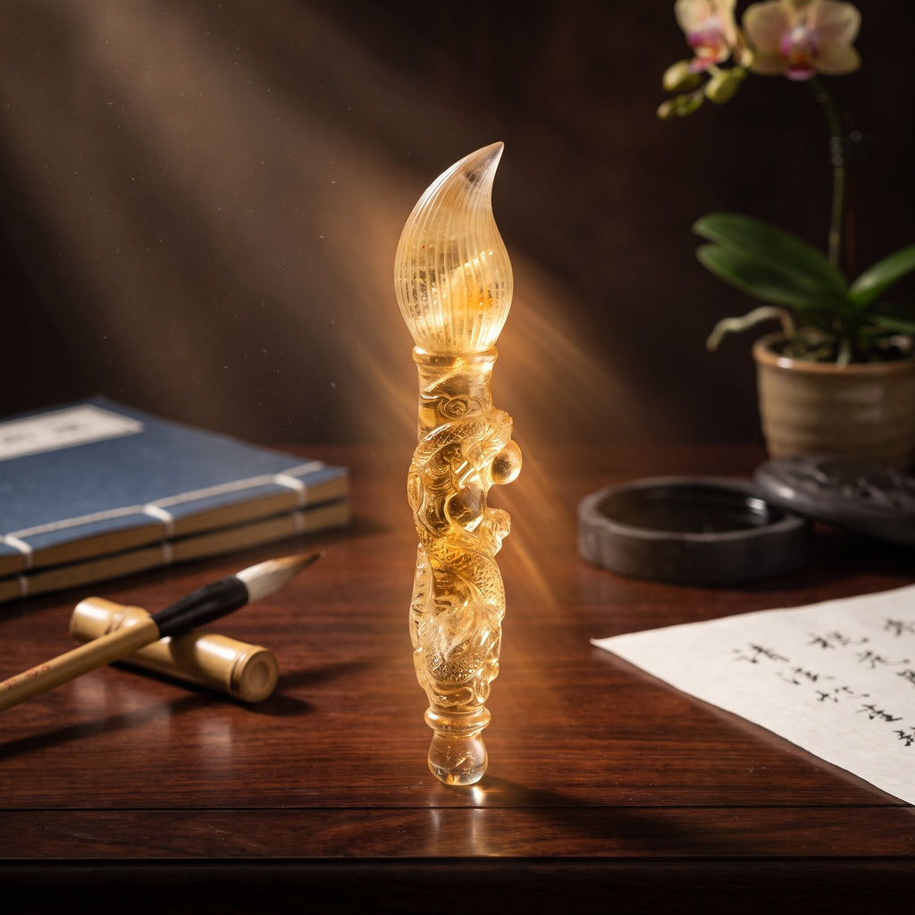 Citrine Wenchang Brush – Study & Expression — energy