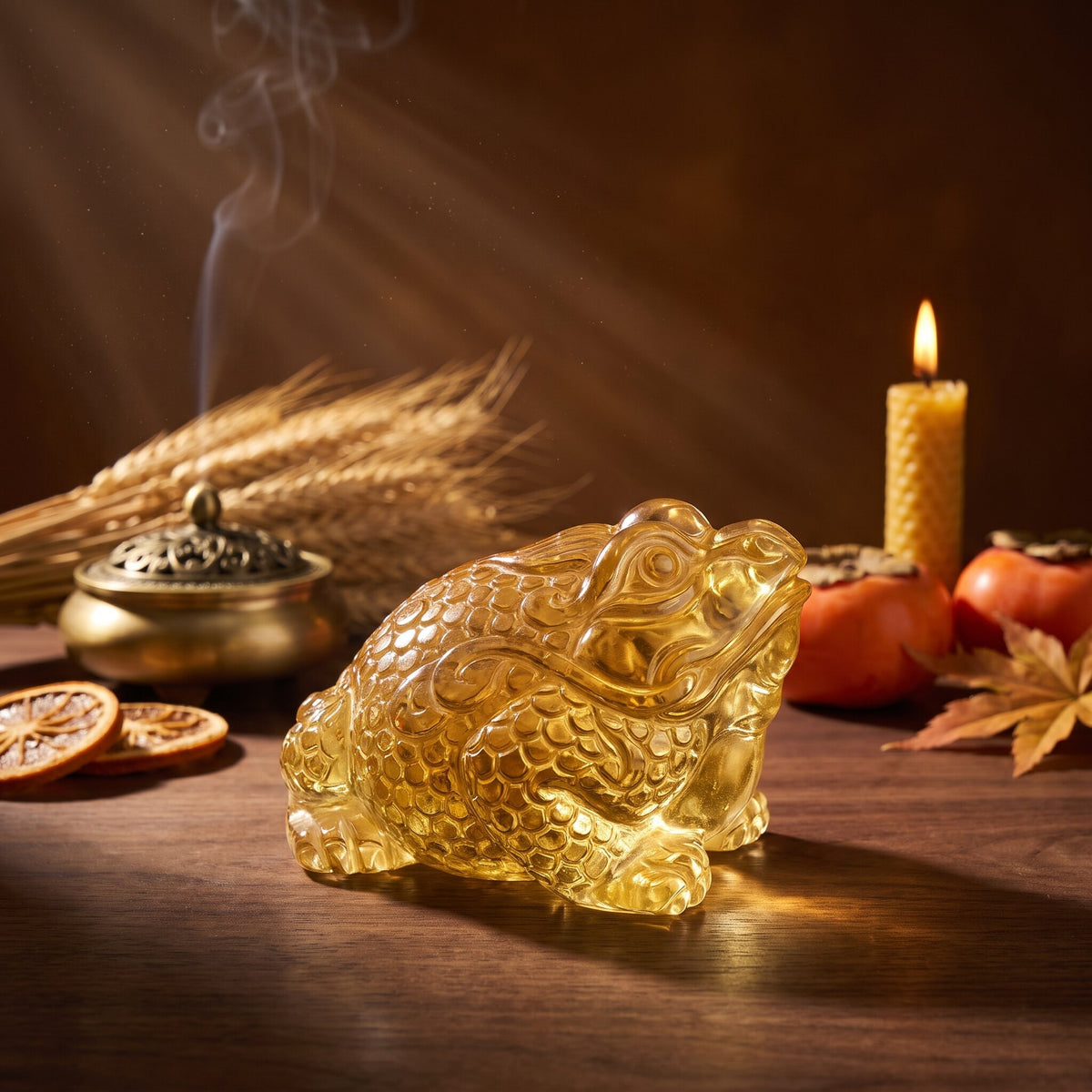 Citrine Money Toad – Wealth Coming In — energy