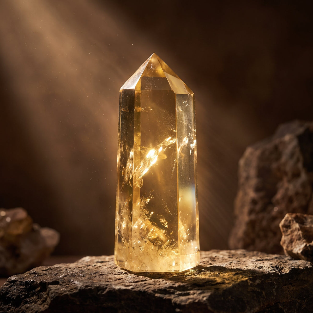 Citrine Crystal Tower – Direction & Focus — energy