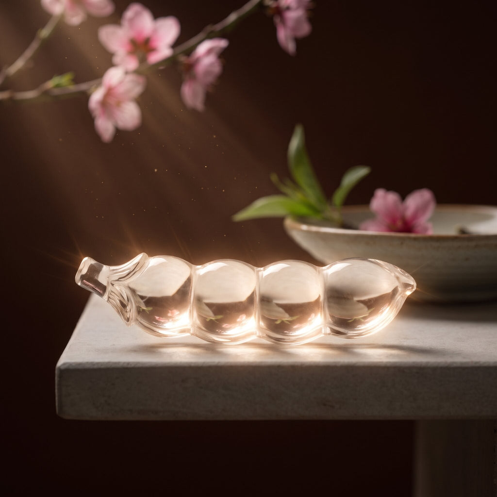 Clear Quartz Four-Season Bean – Steady Fortune All Year — energy