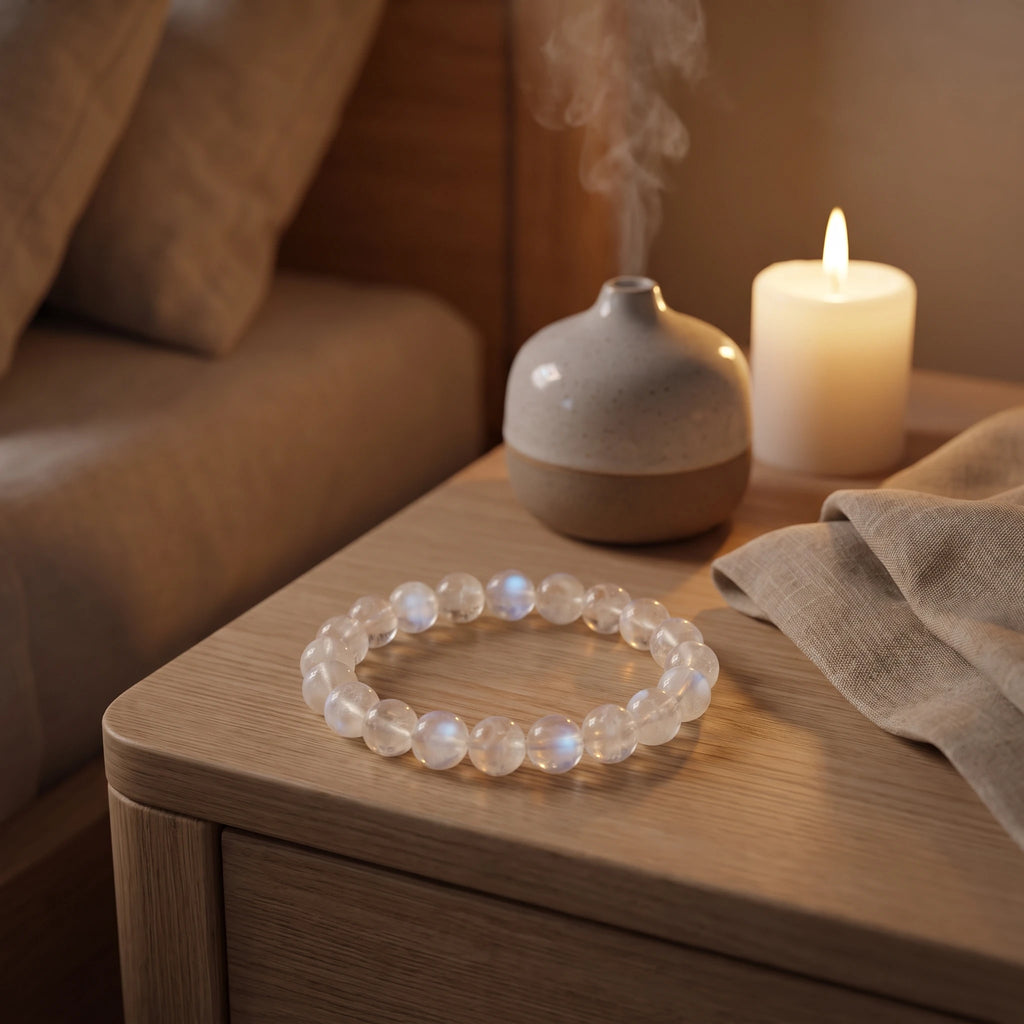 Moonstone bracelet, alternate angle 5 — EneraField