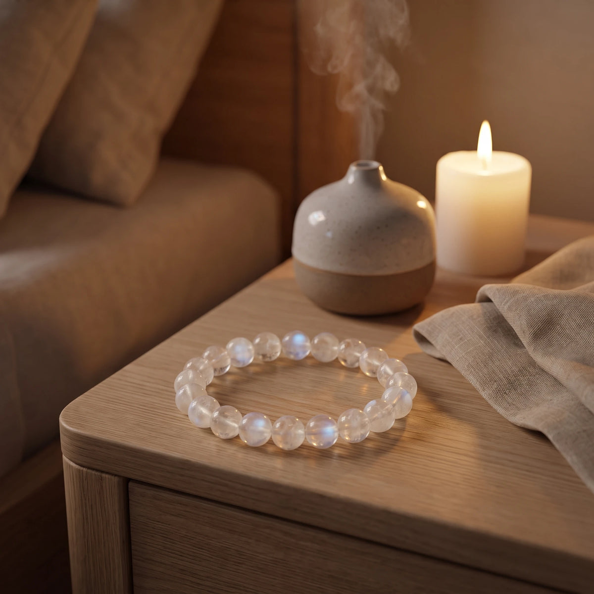 Moonstone bracelet, alternate angle 5 — EneraField