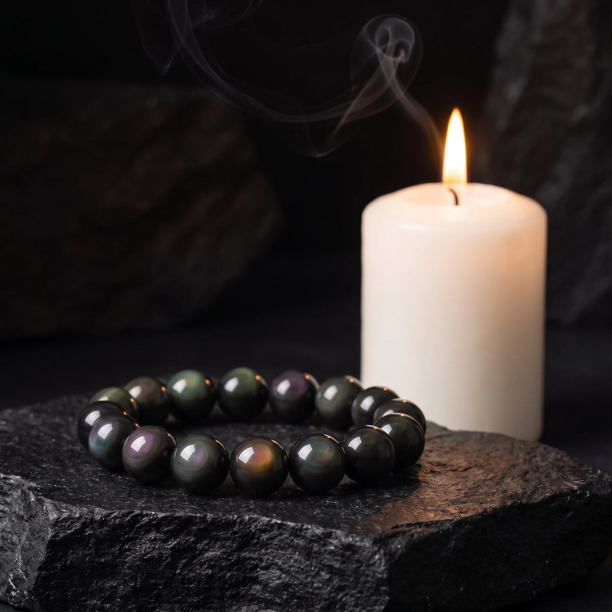 Obsidian bracelet, alternate angle 3 — EneraField