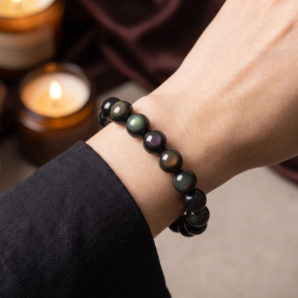 Obsidian bracelet, alternate angle 4 — EneraField