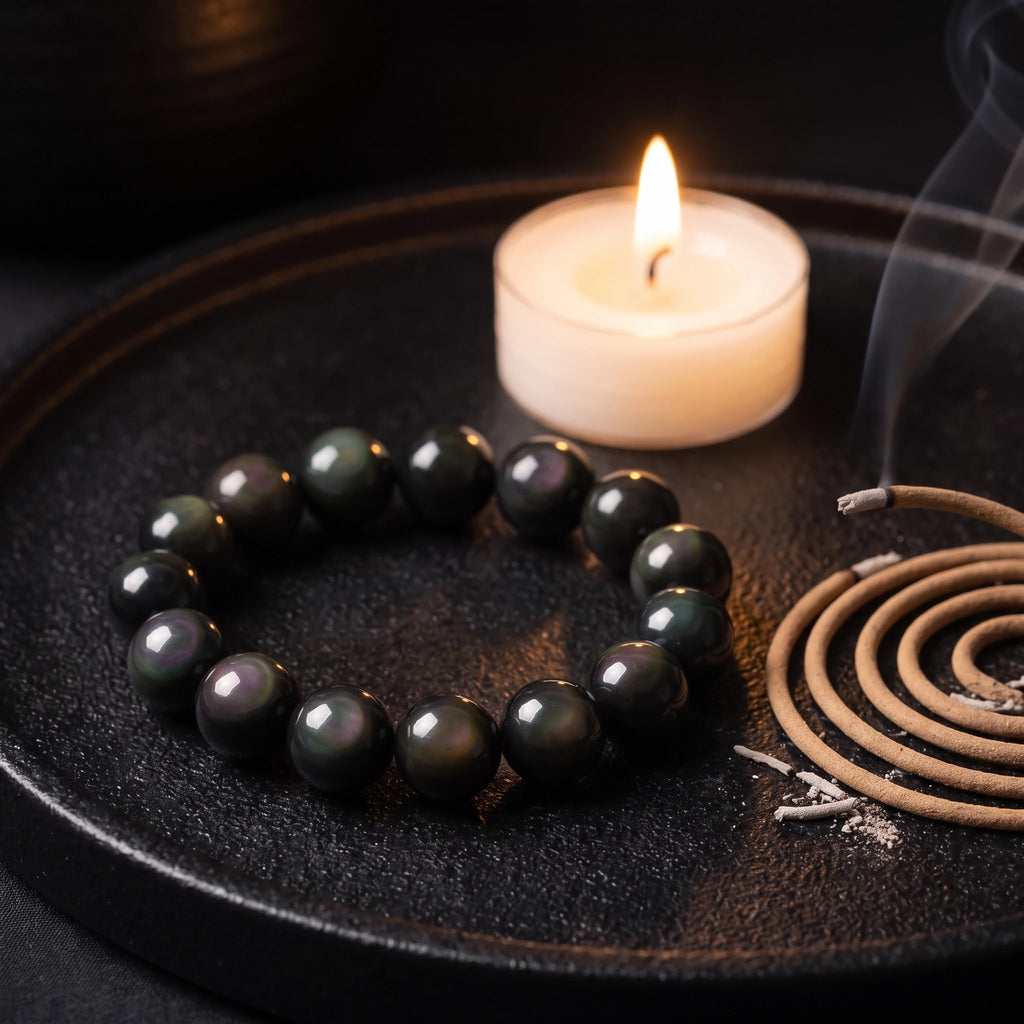 Obsidian bracelet, alternate angle 6 — EneraField