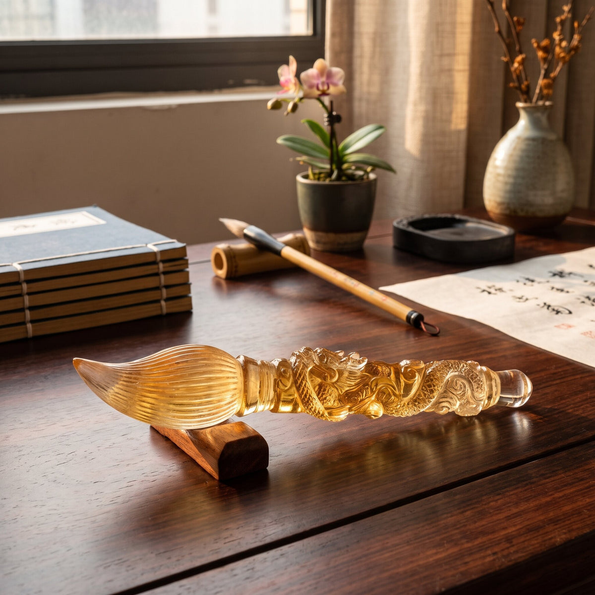 Citrine Wenchang Brush – Study & Expression — scene