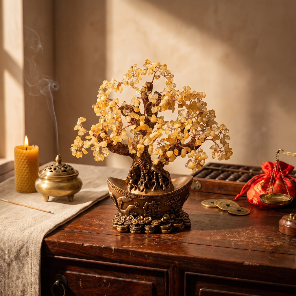 Citrine Fortune Tree – Wealth That Keeps Producing — wear
