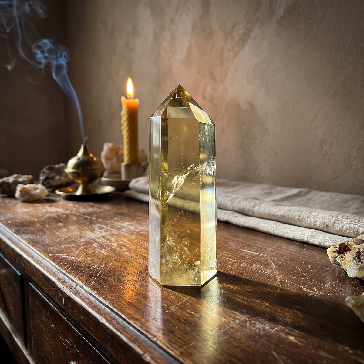 Citrine Crystal Tower – Direction & Focus — wear
